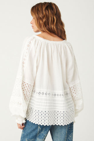 Love in the Afternoon Lace Blouse