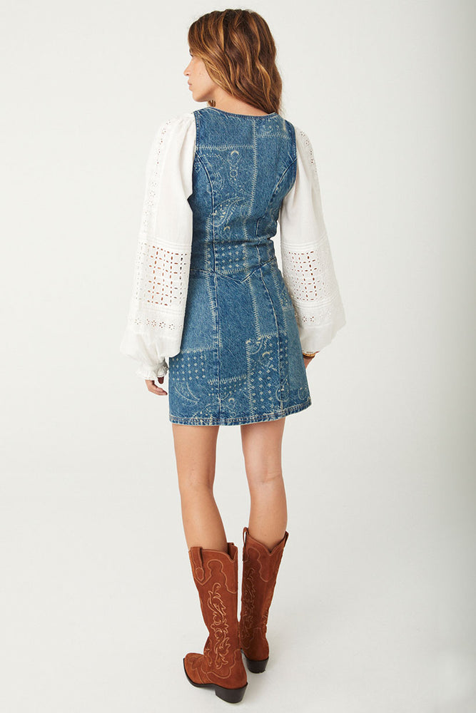 Road Trip Denim Vest Dress